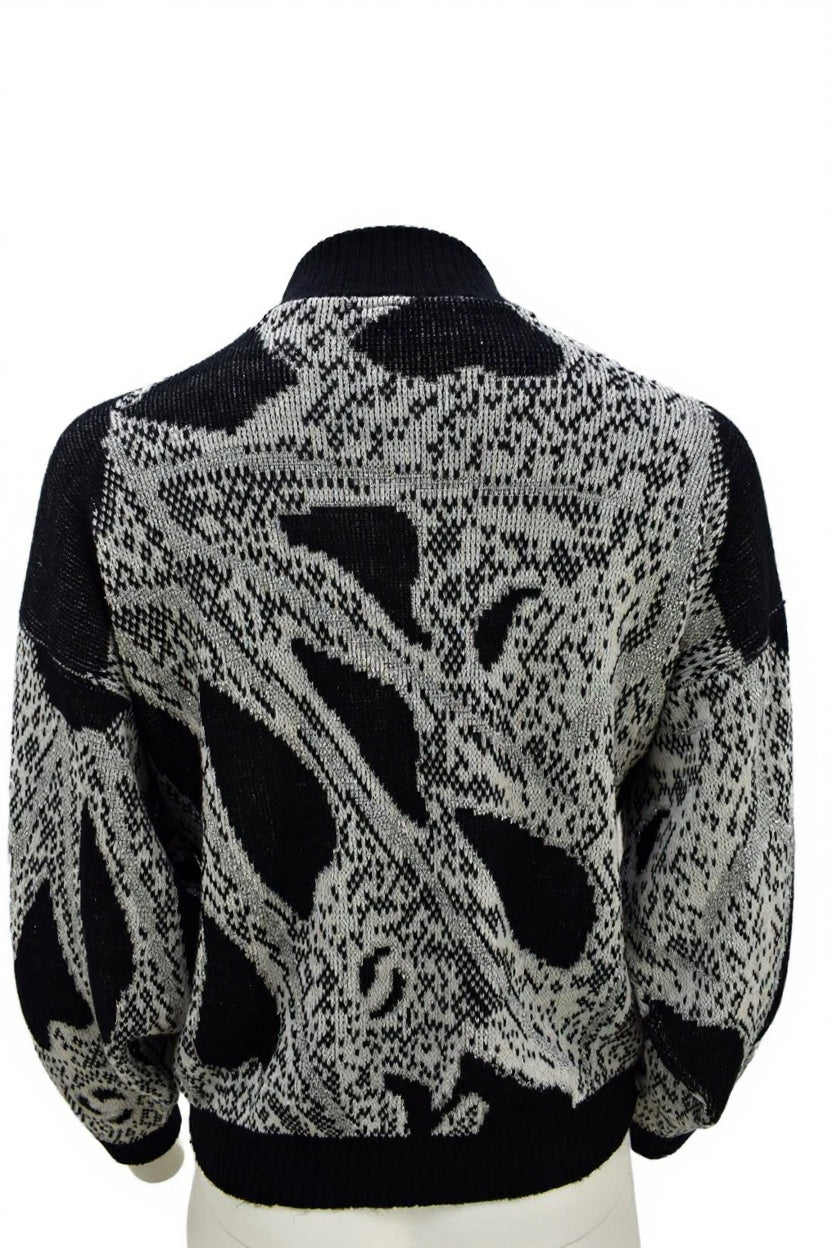 Women’s graphic sweater | Cozy vintage knitwear Size Small