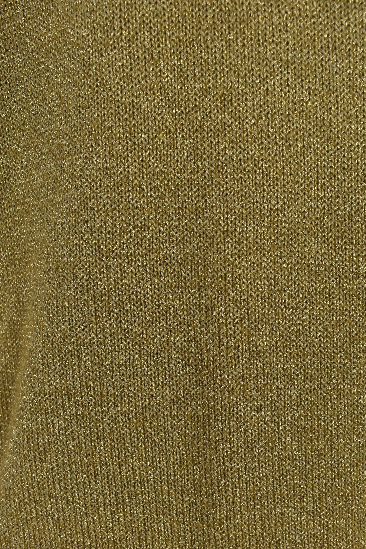 Women's 1990's vintage knitwear in festive gold with mock neck Size Large