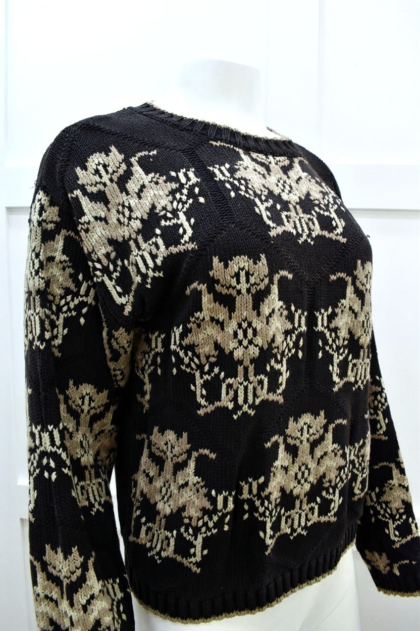 Elevated & earthy 1990's textured knitwear